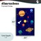 Stupell Industries Solar System Education Framed Giclee, design by Elizabeth Caldwell